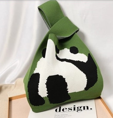 時尚手提包動物熊貓圖案緊湊尺寸迷你手提包全 2 種顏色 ba0244 11367795S1 發貨日期：約14天