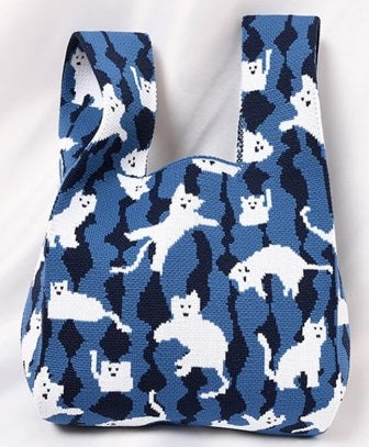 時尚手提包動物貓圖案緊湊尺寸迷你手提包全 2 種顏色 ba0239 11361693S1 發貨日期：約14天